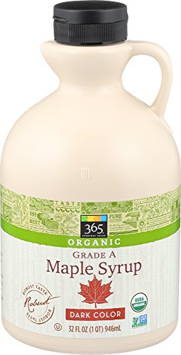 365 Everyday Value  Organic Grade A Maple Syrup Dark Color  32 oz