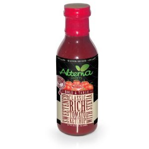 AlternaSweets Stevia Sweetened Classic Tomato Ketchup - 13 5 oz - Low Carb - KETO Paleo Atkins Diabetic Friendly - Non GMO - Gluten Free