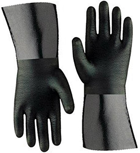 Artisan Griller 12  Heat Resistant Insulated Neoprene Gloves For Smokers  Fryers   Grills For Cooking   Handling Turkey Fryers  BBQ's  Pulling Pork  Home Brew Tasks  Includes 2-12  glove