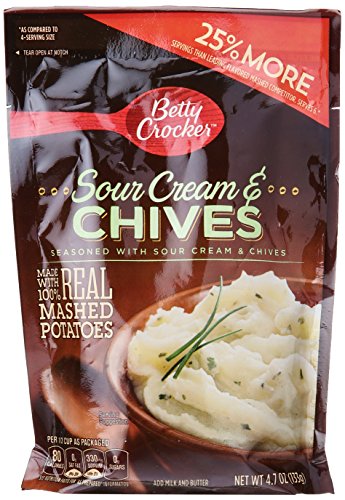 Betty Crocker Sour Cream and Chive Instant Potatoes  4 7 oz
