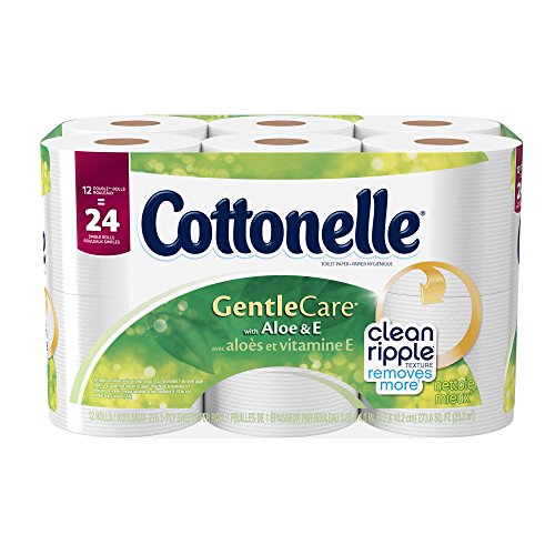 Cottonelle Gentle Care Double Roll Toilet Paper  12 Count