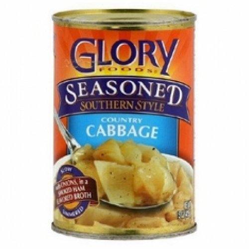 Glory Foods  Seasoned  Country Cabbage  15oz Can (Pack of 6)