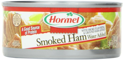 HORMEL Canned Ham - Smoked - Lean - Shelf Stable Protein - 5 Ounce (Pack of 12)