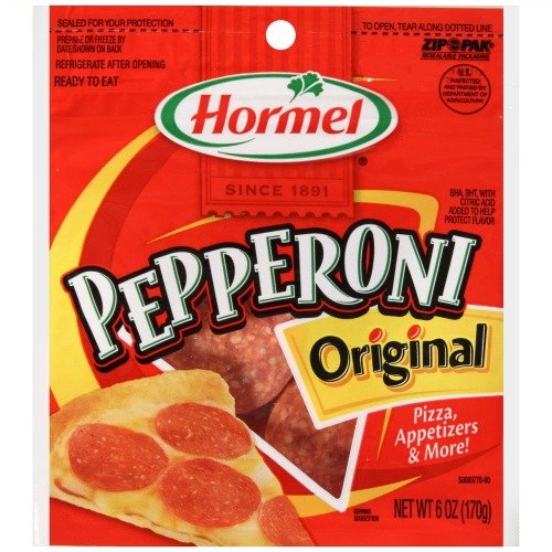 Hormel ORIGINAL PEPPERONI Slices 6oz (2 Pack)