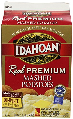 Idahoan Real Mashed Gable Carton  Premium  52 Ounce