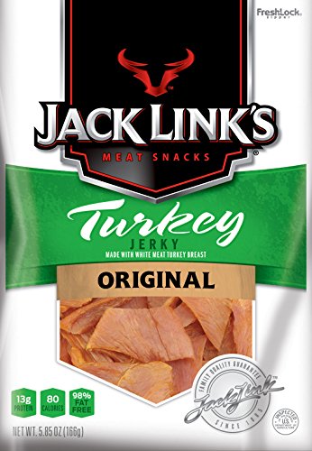 Jack Links Meat Snacks Turkey Jerky  Original  5 85 Ounce