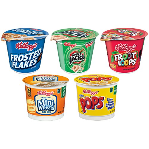 Kellogg's Cereal Cup Assortment Pack - Favorite  5 flavors (Pack of 24) 1 Kellogg's Cereal Cup Assortment Pack - Favorite  5 flavors (Pack of 24)