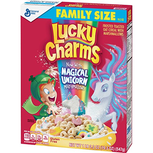 Lucky Charms Frosted Toasted Oat Cereal With Marshmallows  19 3 Ounce