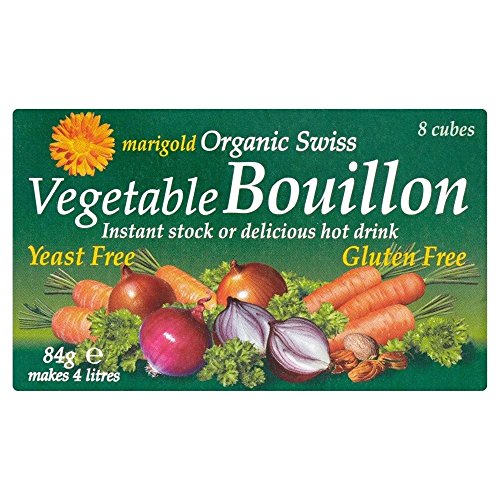 Marigold Organic Swiss Yeast Free Vegetable Bouillon Cubes (8x10 5g)