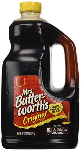 Mrs  Butterworth's original syrup  Thick-n-Rich  64 fl oz Jug pack of 2