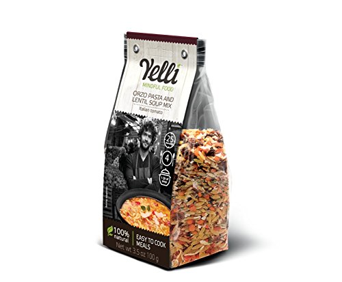 Orzo Pasta and Lentil Italian Tomato Soup Mix(Pack of 3)