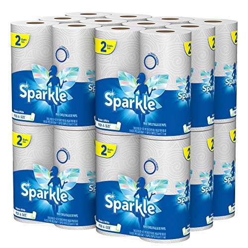 Sparkle Paper Towels  24 Giant  Rolls  Modern White  Pick-A-Size  24   46 Regular Rolls