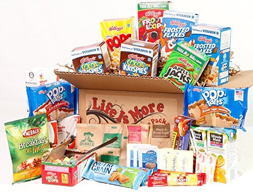 Student Breakfast Care Package   Food Basket - - College Care Package -- Birthday Gift for College Students
