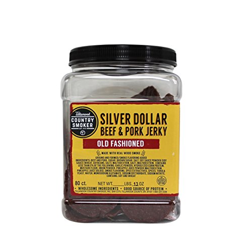 TILLAMOOK Silver Dollars - Beef   Pork Jerky (Old Fashioned)80 count  13oz