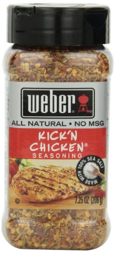 Weber Seasoning  Kick 'N Chicken  7 25 Ounce